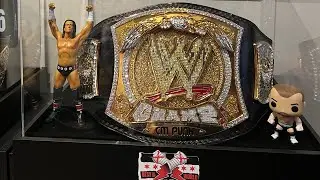 My RESTONED, RELEATHERED & SIGNED WWE SPINNER CHAMPIONSHIP REPLICA BELT!!