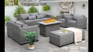 Rattaner 7-Piece Outdoor Set with Fire Pit REVIEW | Is It Worth the Hype?
