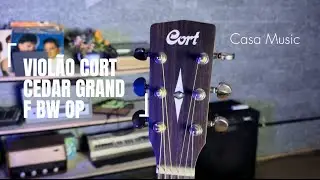 Review violão Cort Cedar Grand F BW OP