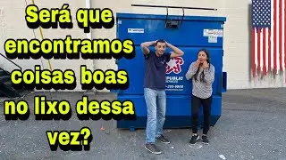SERÁ QUE ENCONTRAMOS COISAS BOAS DESSA VEZ NO LIXO DOS ESTADOS UNIDOS?!🇺🇸🇺🇸🇺🇸Dumpster-basura!
