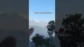 Beautiful mountain view from Uttarakhand. #uttarakhand #trishul #nandadevi #peak #hills #mountains