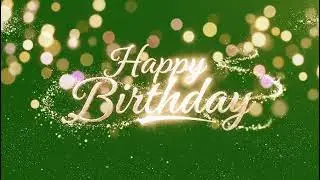 Emotional Happy Birthday Green Screen Overlay | Free Stock Footage for Editors