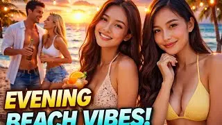 So This is what happens At the Philippines 🇵🇭 beach every Evening ?😩🥵