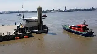 Pilot boats parade. Liverpool Cruise Terminal 2018