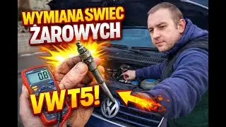 Jak sprawdzić i wymienić świece żarowe w VW T5 | Miernik + DIY, jak je zmierzyć miernikiem (PROSTO!)