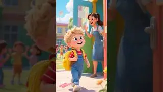 Happy School Time 🎒                     #animation #cocomelon #nurseryrhymes #kids #abcs