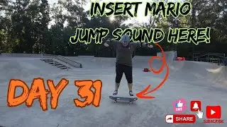 Day 31 Learning how to skate #adultbeginner #godisgood #skateboarding #skateboard