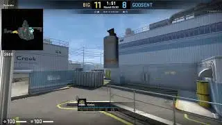 dumau Nuke Top Garage One Way Smoke (CS:GO Tricks)