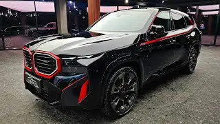 The New 2025 | BMW XM 4.4 V8 Hybrid | Red Label Line 653HP | Visual Review