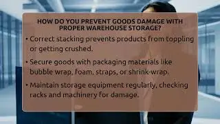 How Do You Prevent Goods Damage With Proper Warehouse Storage? - Smart Logistics Network