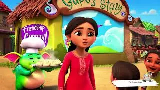 The Dragon and the Village  Cartoon Story #thedragon #cartoon #superfunfactory