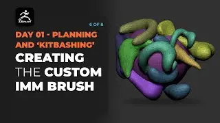 Polishing object to create a insert MultiMesh brush in ZBrush for KitBashing