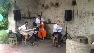 Trio jazz tromba chitarra contrabbasso