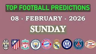 FOOTBALL PREDICTIONS TODAY 08 FEBRUARY PREMIER LEAGUE | LA LIGA | SERIE A |PREDICTIONS |BETTING TIPS