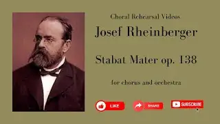Rheinberger Stabat Mater #1 Stabat Mater 4 staves soprano