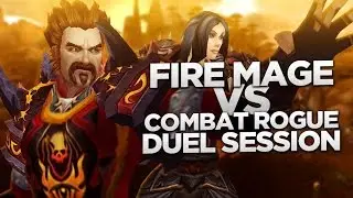 Fire Mage vs Combat Rogue Duel Session