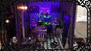 Dollhouses in Detail: 1:12 Scale Halloween Haunted Dollhouse Miniature (Part 1) Spooky Kitchen