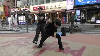 250911 kpop cover dance team ONE OF - Jopping (SuperM) Hongdae busking