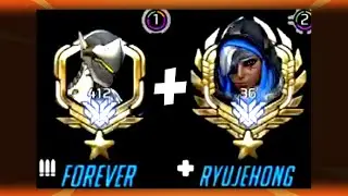 WHORU NANO GENJI AND RYUJEHONG ANA! [ OVERWATCH SEASON 24 TOP 500 ]