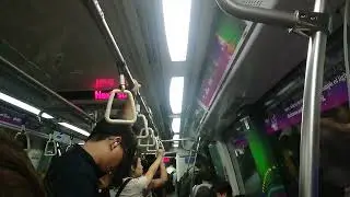 Singapore MRT Deepavali themed C830 Circle Line ride from Bishan to Lorong Chuan.