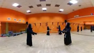 [360] Parma Kendo Kai training session, rough cut