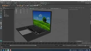 Maya 3d Make Laptop in 3 Minutes