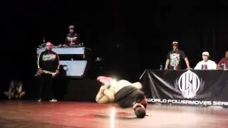 World Powermove Series 2012   bboy Blond VS bboy Marcio