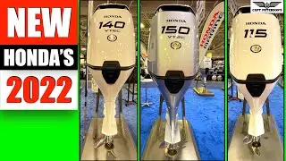 New 2022 Honda Outboards - First Look at 150 HP VTEC, 150 HP VTEC, and 115 HP + Honda Link Marine