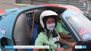 Le Luc-en-Provence : tours de piste pour des enfants malades sur le circuit