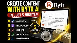 How to generate content using Rytr AI tool only just in 5 minutes