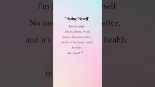 Dating Myself | Sad Alex #lyrics #datingmyself #lyricsvideo #music
