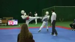 Taekwondo WTF. Турнир Выхино-Жулебино. 28.04.2013. Свиридов-Терехов