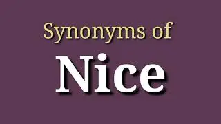 Synonyms of Nice
