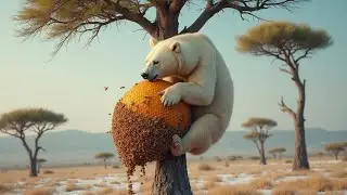 Honey bees attack bears