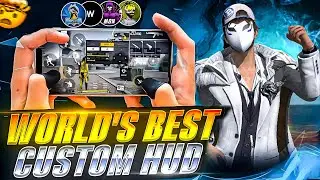 BEST 3 FINGER CUSTOM HUD 🤯  CODE 🇧🇷 BEST FREESTYLE 3 FINGER CUSTOM HUD IN FREE FIRE | TOP 3 BEST HUD