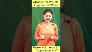 Wipro Recruitment 2021.. Off campus drive 2021.. Latest job vacancy 2021 #Shorts