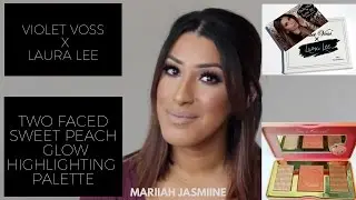 Violet Voss x Laura Lee Tutorial | Too Faced Sweet Peach Glow Review | Mariiah Jasmiine