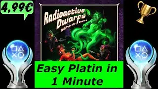 Radioactive Dwarfs PS4 | Blitzschnelle & Super Leichte Platin in 1 Minuten | Troph&auml;en Guide 🏆