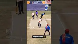 ￼ Wicket hattrick ￼Keju Munde🎾#viral #cricket @globaltenniscricket @PTCLIVE_OFFICAL ​⁠