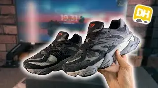 TROUXE UM NEW BALANCE 9060 BLACK CASTLEROCK DA DHGATE! - Unboxing e Review