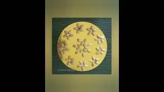 Re-using a cake plate🌻#wall hanging #nice #easy 💫 ||Crafty Sisterz