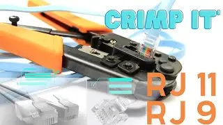 How to crimp Rj 9 and Rj 11 for Single Line Telephone and Multi Line Telephone?