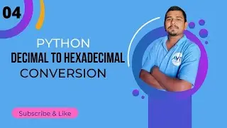 decimal to hexadecimal conversion in hindi|python decimal to hexadecimal #numbersystem #pythonnumber