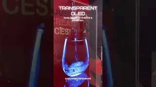 Transparent OLED for Events & Exhibition #Magictap