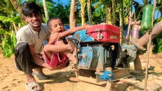 Tiller State Full Process Video By Water Pumps Machine ll selon mini well water pump machine state 