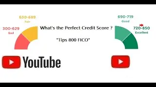 What's the Perfect Credit Score ? #FICO800 #FICO