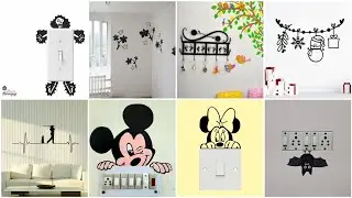 Switchboard wall art design , switchboard paint, switchboard decoration ideas 2023 @Designland