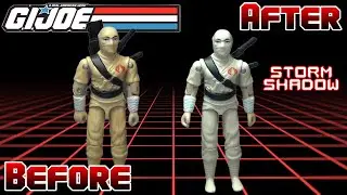 Vintage Storm Shadow V1 - Removing Yellowing & Adding to My Storm Shadow Collection #gijoe