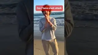 Dax Flame shark attack gone horribly wrong #cringecompilation #cringe #shorts #viral #fyp