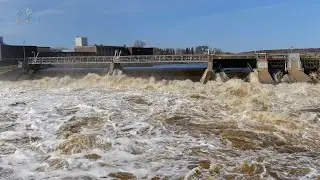Rapid Snow Melting Bring Rapid Flooding On The Mississippi River